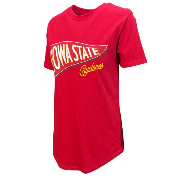 Pressbox Women's Cyclones Pennant Cardinal T-Shirt (was $30.00)